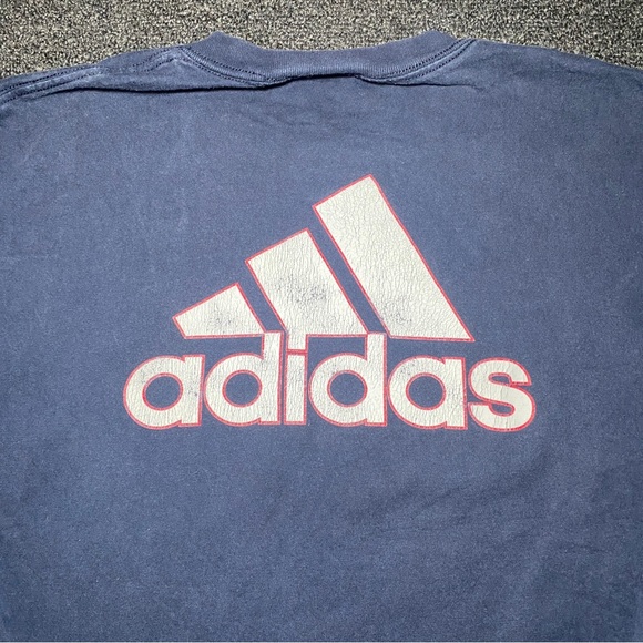 vintage Adidas spell out long sleeve shirt size 2xl - Picture 4 of 7